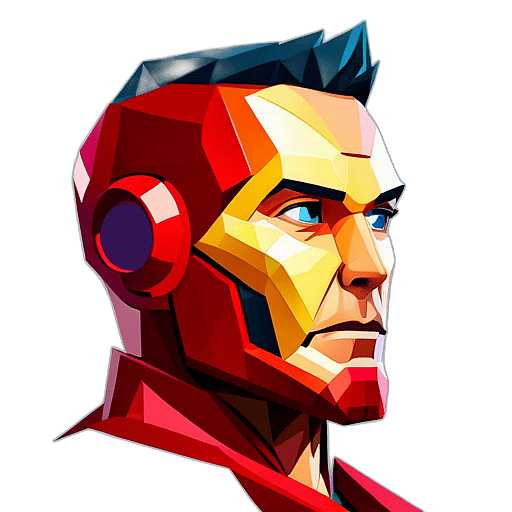 Iron Man Character - App Icon - Fan Art