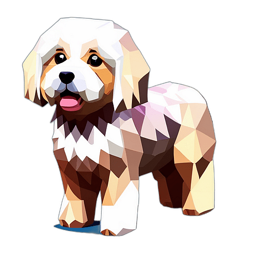 Havanese, Children'S Cartoon Animation Style - Full Body, Single View, No Shadow