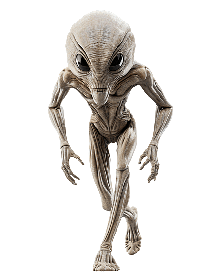 Alien Approaching Slowly