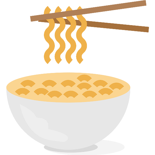 Colorful Noodles Icon