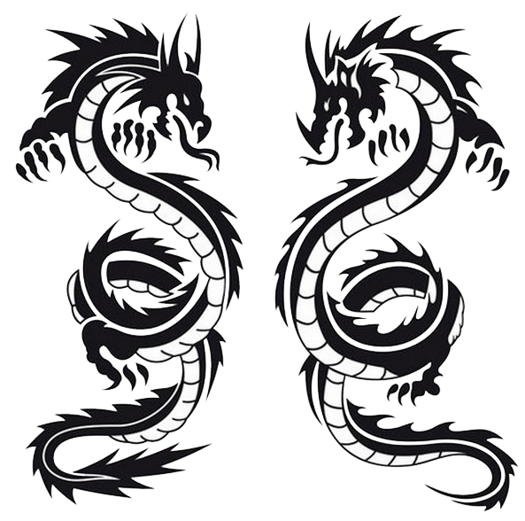 Dragon Double Tattoo