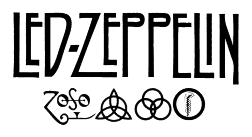 Led Zeppelin Logo and Symbols