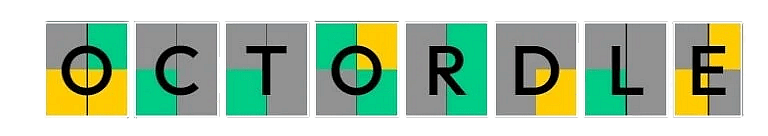Octordle logo blocks