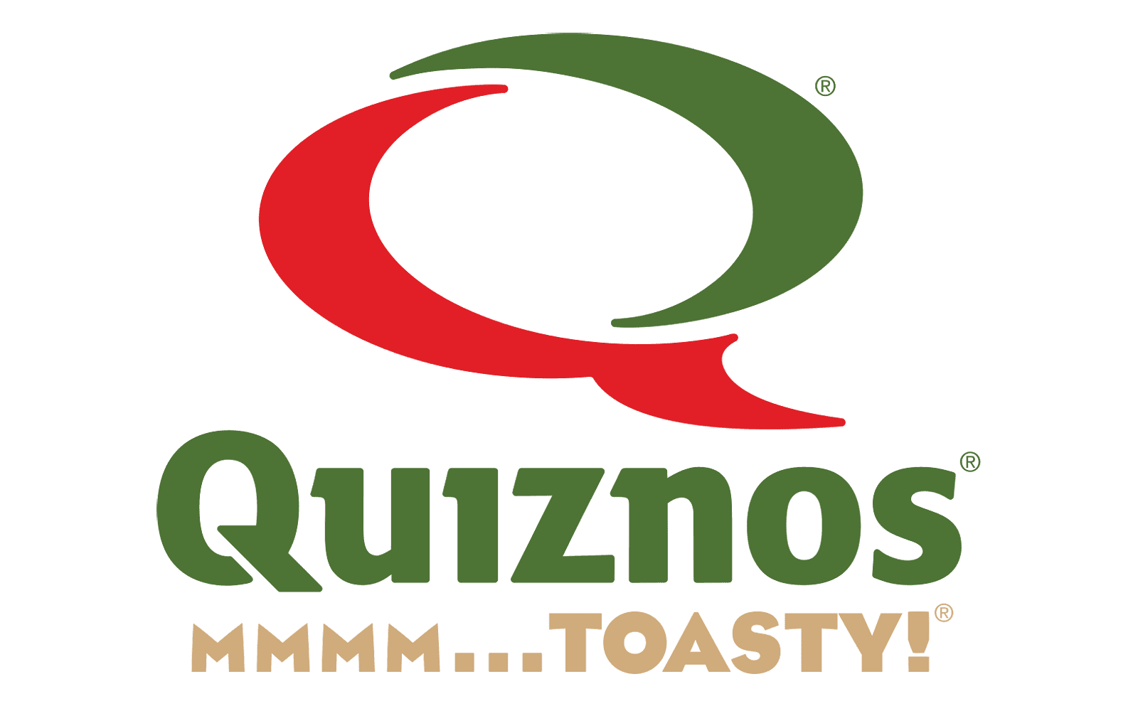 Quiznos logo and slogan