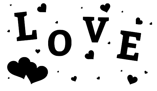 Love Tiny Twirling Hearts