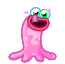 Sweeney Blob the Splodgy Sucker Tongue Out