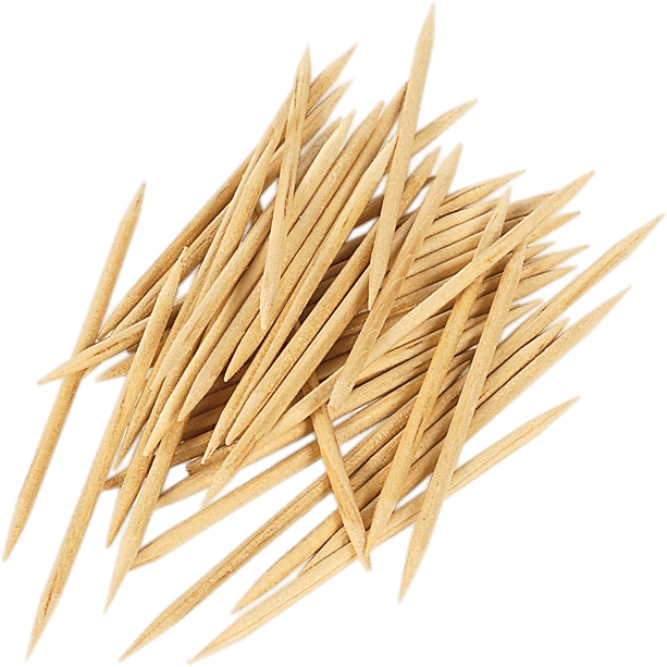 Scattered Toothpicks