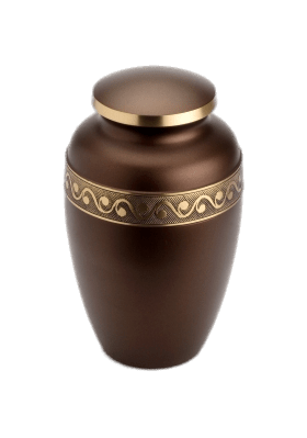 Brown Cremation Urn