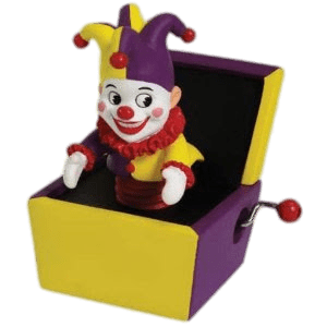 Yellow and Purple Jack In A Box