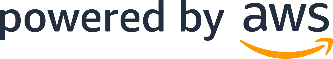 Powered by AWS 