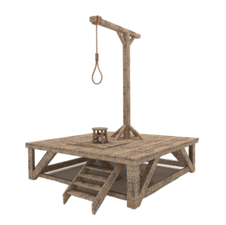 Gallows With Large Platform
