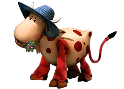 The Magic Roundabout Ermintrude With Flower In Mouth