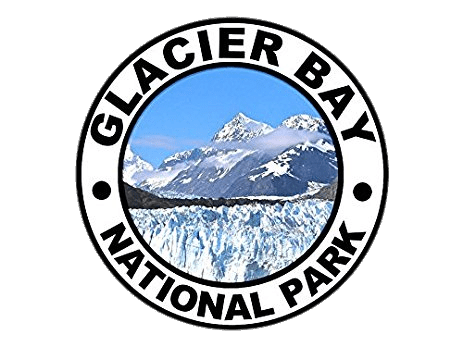 Glacier Bay National Park Round Sticker