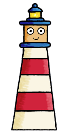 Toot Character Lenny the Lighthouse