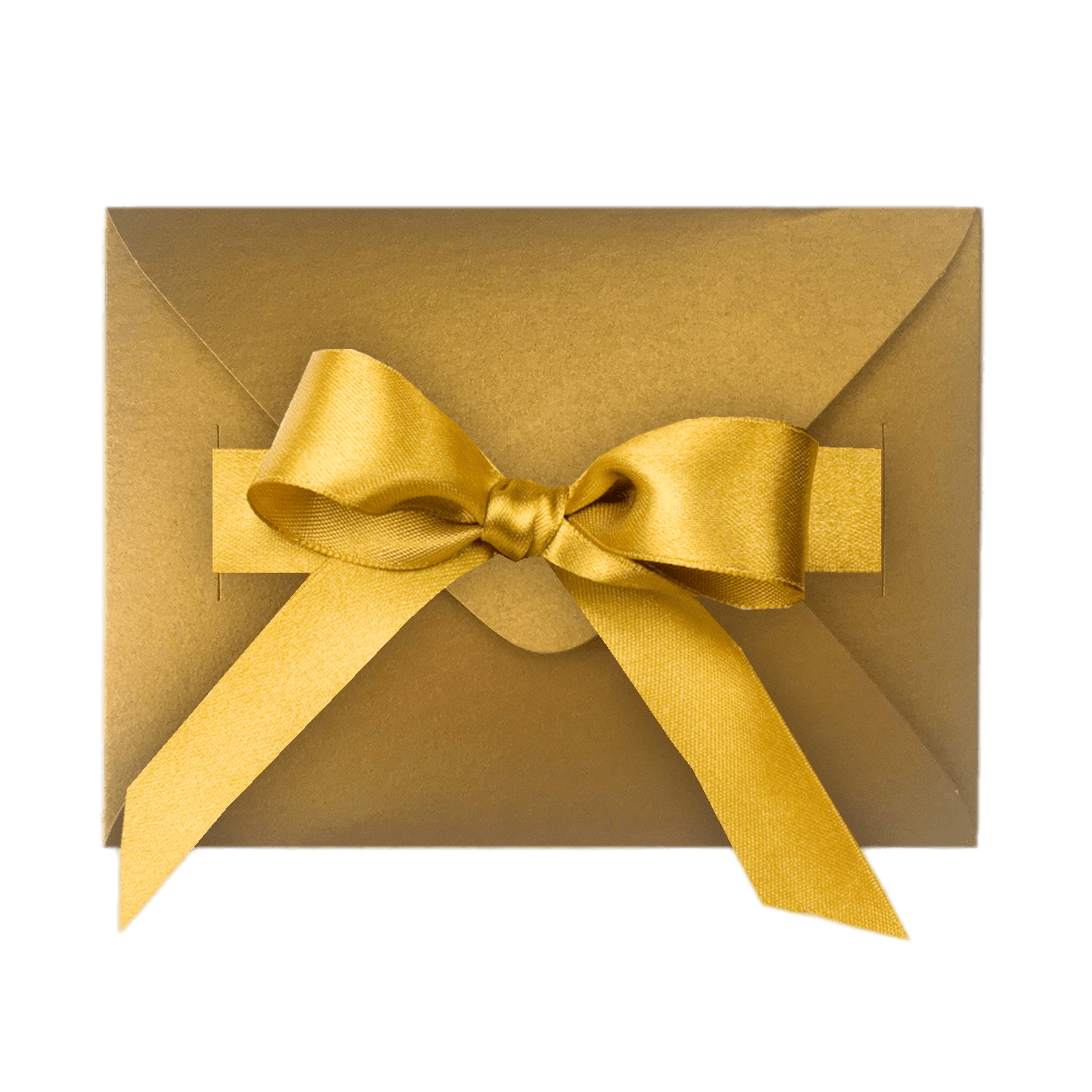 Gift Envelope With Gold Coloured Ribbon