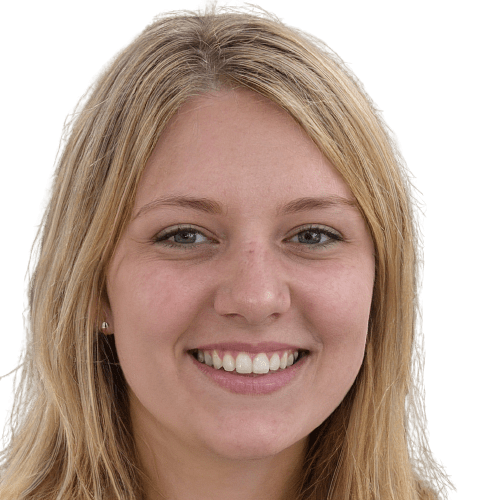 Young Blonde Woman Face