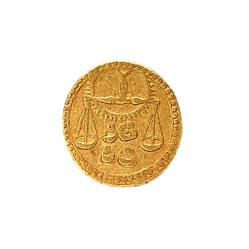 Gold Zodiac Coin Libra Sign