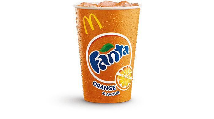 Fanta Orange Paper Cup