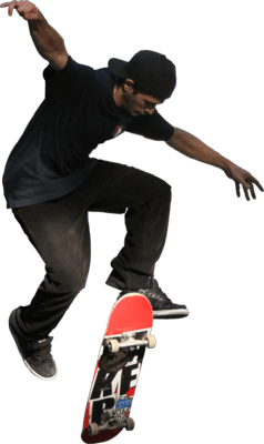 Skateboarder Stunt