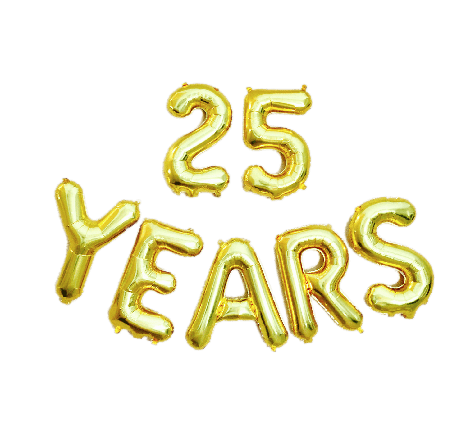 25 Years Letter Balloons