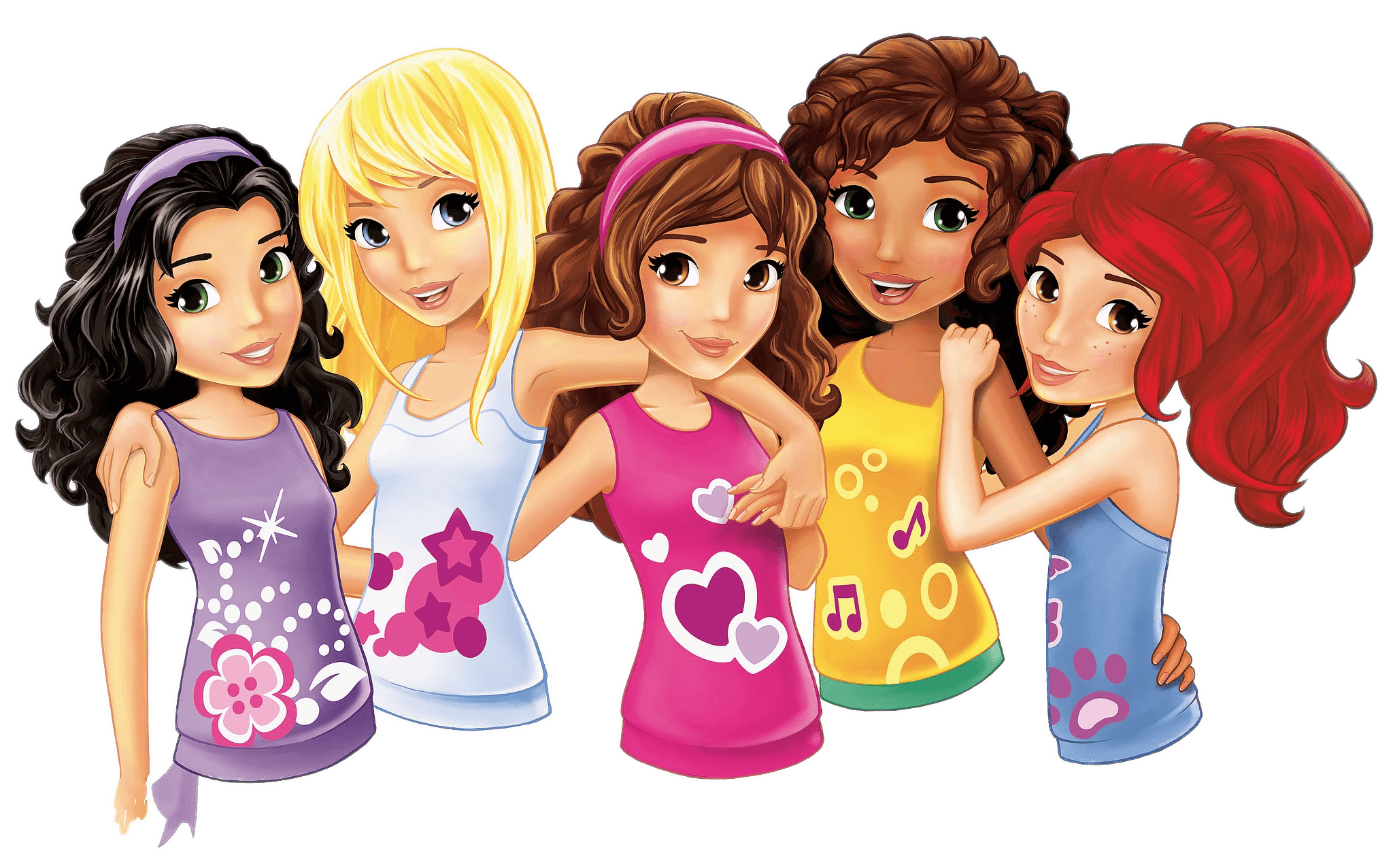 Lego Friends Portraits