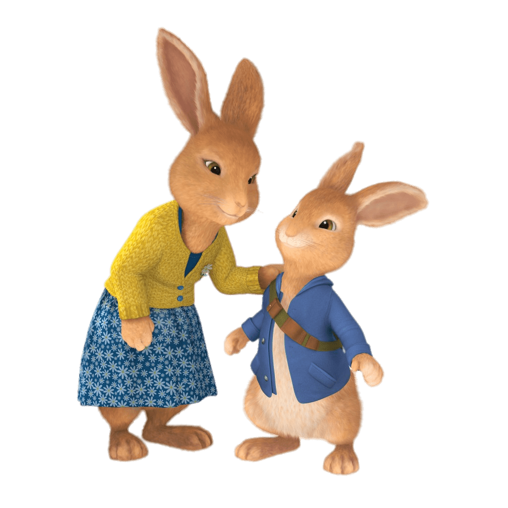 Peter Rabbit and Mum