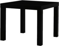 Ikea Lack Table Black