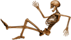 Skeleton Sitting