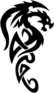 Tribal Tattoo Tiger Wave