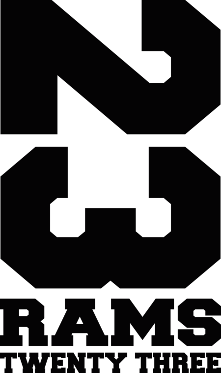 RAMS 23 black white