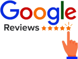 Google Reviews Finger on Star
