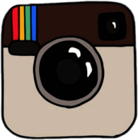 Instagram logo drawing