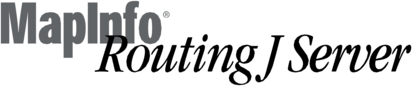 MapInfo Routing J Server