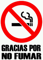 prohibido fumar