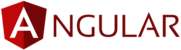 Angular logo landscape