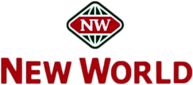 New World logo large script