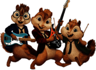 Alvin and the Chipmunks Playing Music