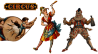 Vintage Circus Scene