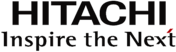 Hitachi logo and slogan