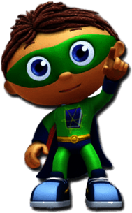 Super Why! Holding Up Finger