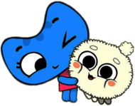 Kate Holding Fluffy White Pet