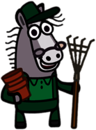 Boj Character Mr Cloppity the Gardener