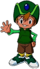 Digimon Character Takeru TK Takaishi Waving