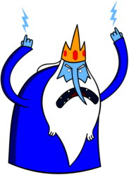 Adventure Time Angry Ice King