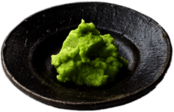 Wasabi Paste on A Plate