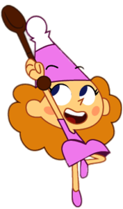 Sun Holding Wooden Spoon