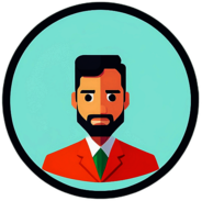 Chiropractor, Minimalist App Icon - Circle Icon Bevel Border