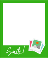 Green Polaroid Template