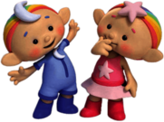 Cloudbabies Baba Blue and Baba Pink