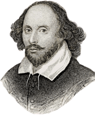 William Shakespeare Face Drawing